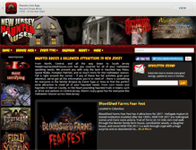 Tablet Screenshot of newjerseyhauntedhouses.com